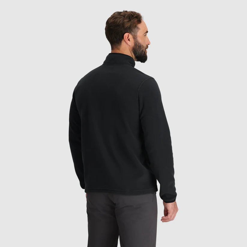 Outdoor Research Men's Polartec 100 Quarter Zip Fleece Jacket Back