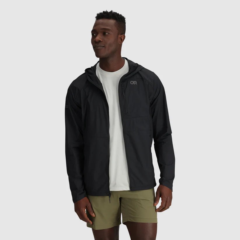Outdoor Research Men's Shadow Wind Hoodie Front Zip Open