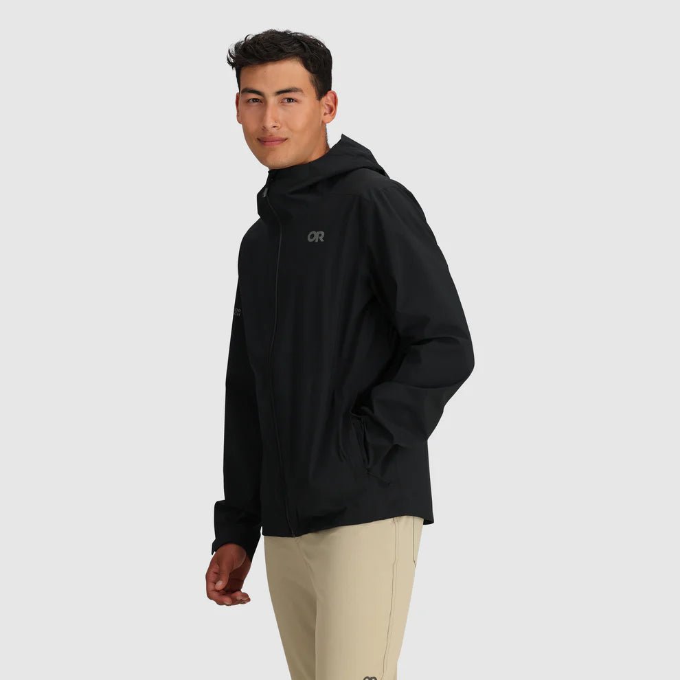 Outdoor Research Men's Stratoburst Stretch Rain Jacket Black 3