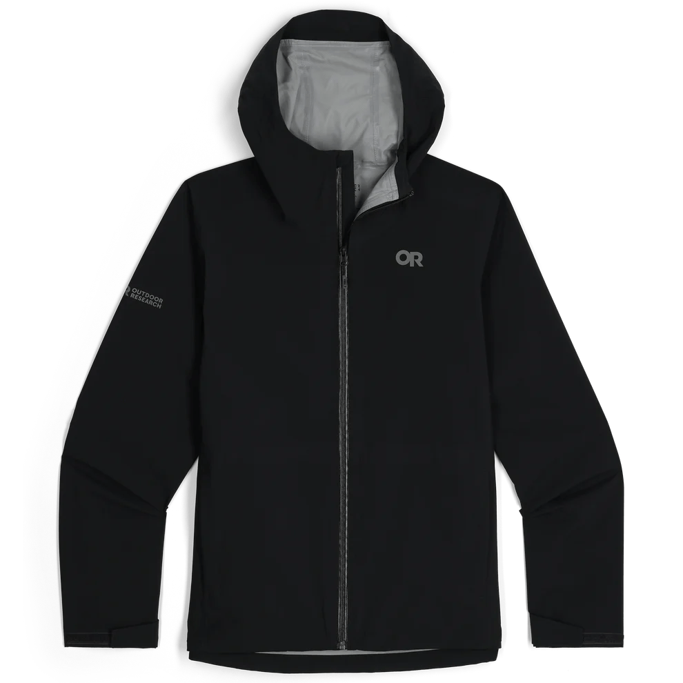 Outdoor Research Men's Stratoburst Stretch Rain Jacket Black 4