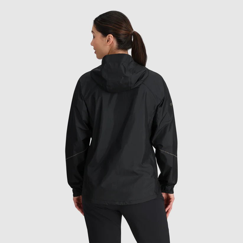 Outdoor Research Women's Helium Rain Jacket Back 1