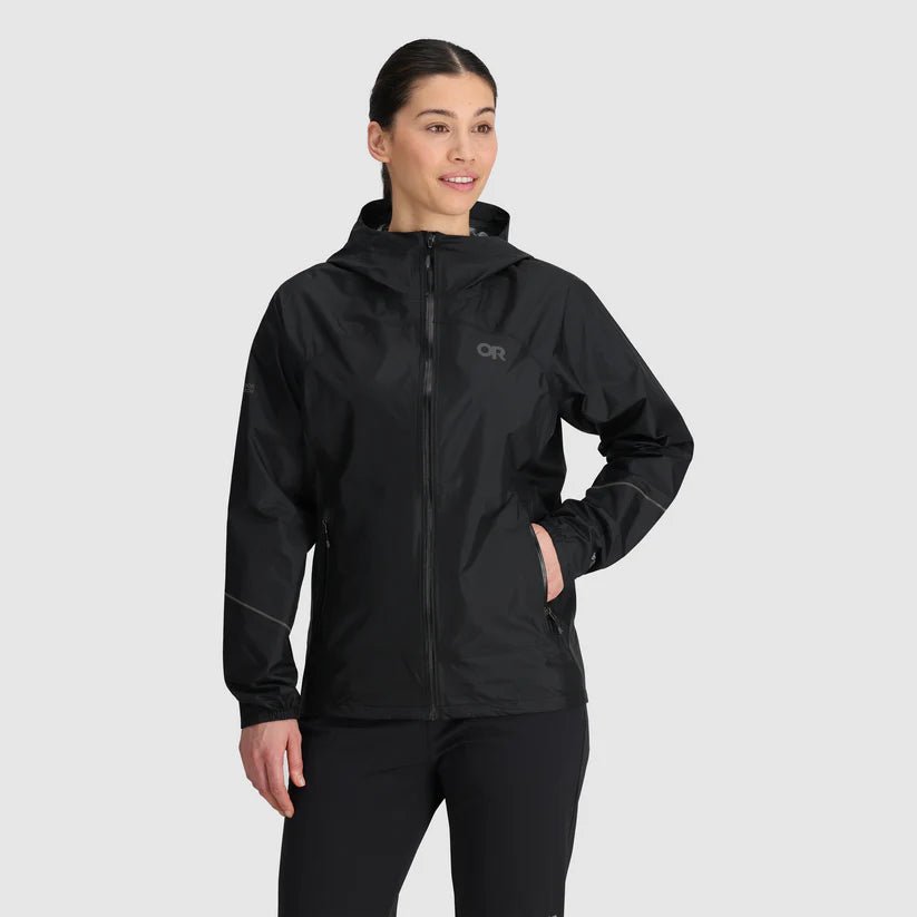 Outdoor Research Women's Helium Rain Jacket Front 1