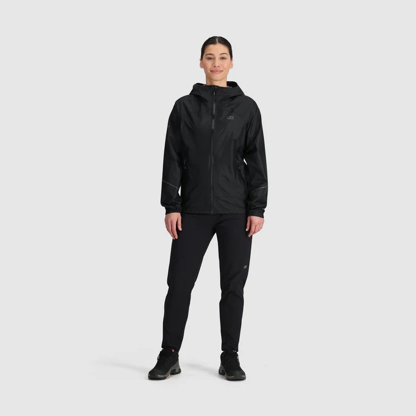Outdoor Research Women's Helium Rain Jacket Front 2