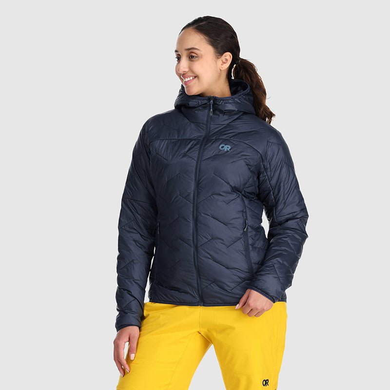 Outdoor Research Women's SuperStrand LT Jacket - Plus Size Blue