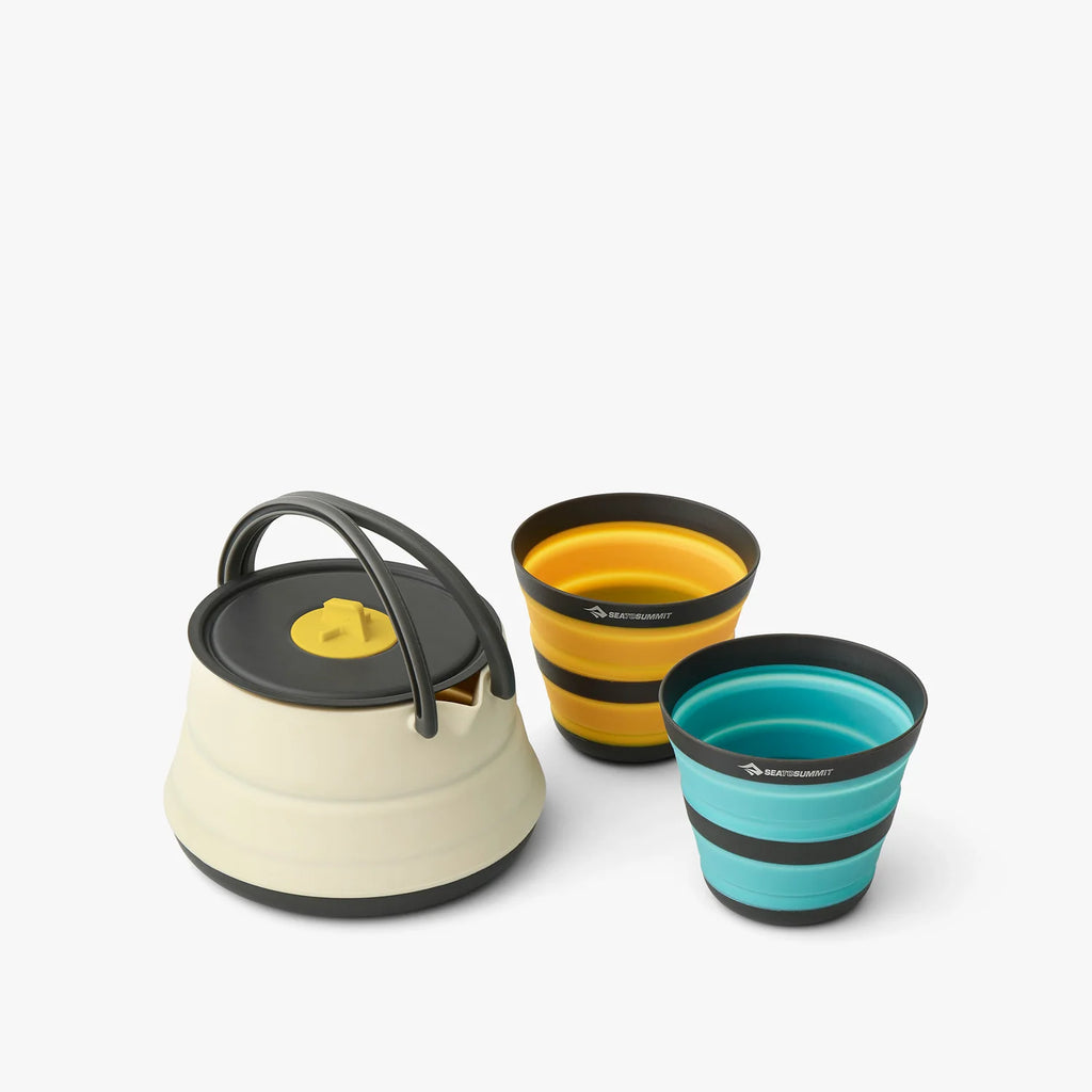 Sea to Summit Frontier Ultralight Collapsible Kettle Cook Set (2 Person, 3 Piece)