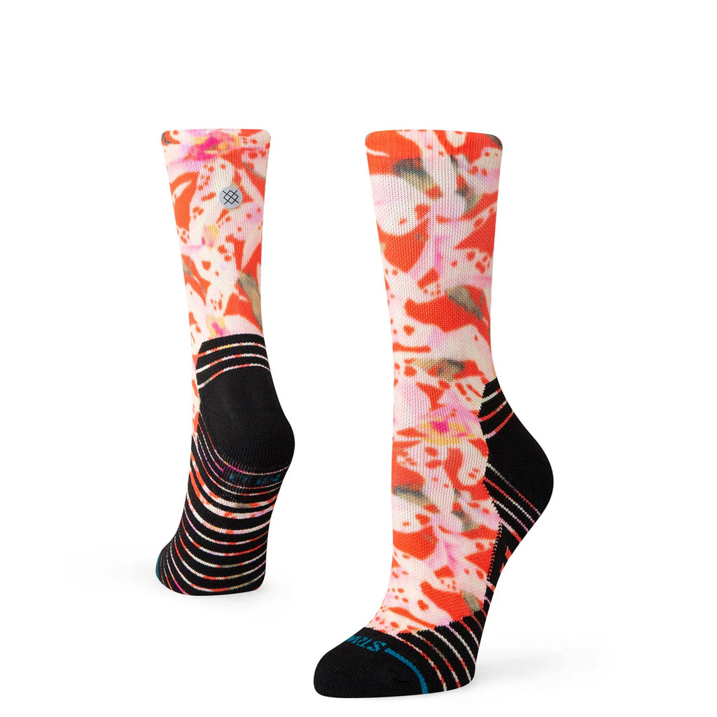 Stance Encyclia Mid Crew Hiking Socks Red Back