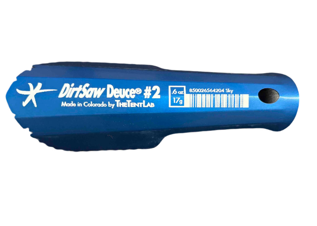 TheTentLab DirtSaw Deuce #2 Ultralight Backpacking Trowel Blue