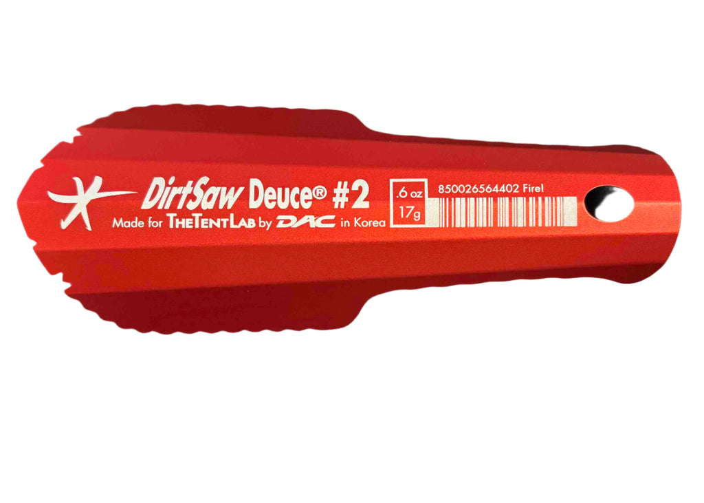 TheTentLab DirtSaw Deuce #2 Ultralight Backpacking Trowel Fire