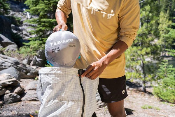 Therm-A-Rest Boost 20F / -6C Down Sleeping Bag Lifestyle 2