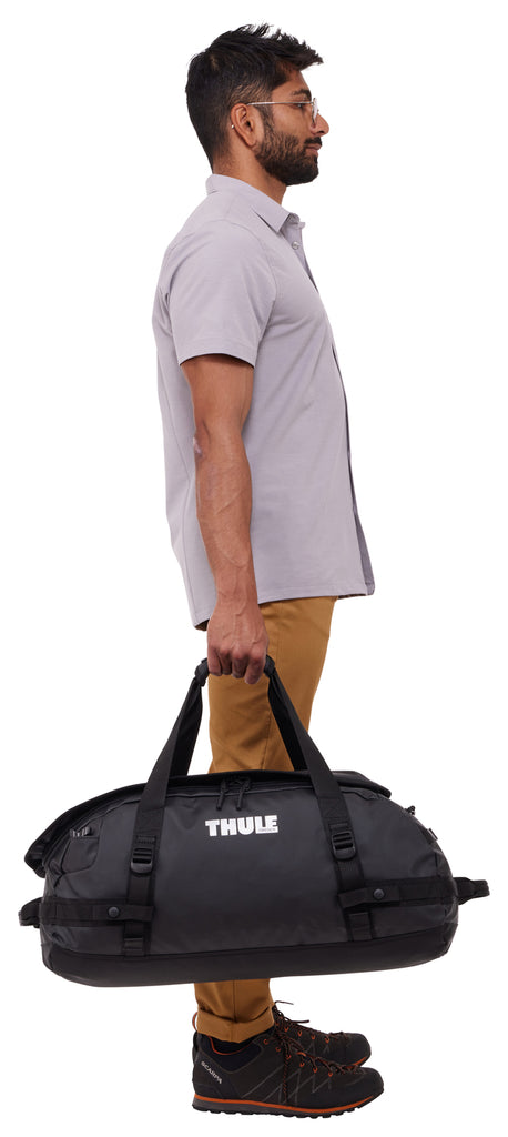 Thule Chasm 40L Duffel Bag Being Carried