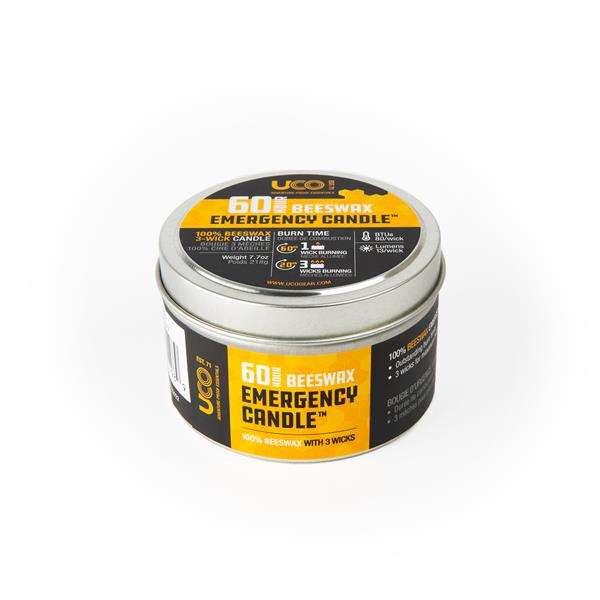 UCO Gear 60 Hour Beeswax Emergency Candle Closed