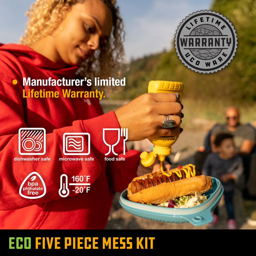 UCO Gear ECO 5 Piece Mess Kit Warranty