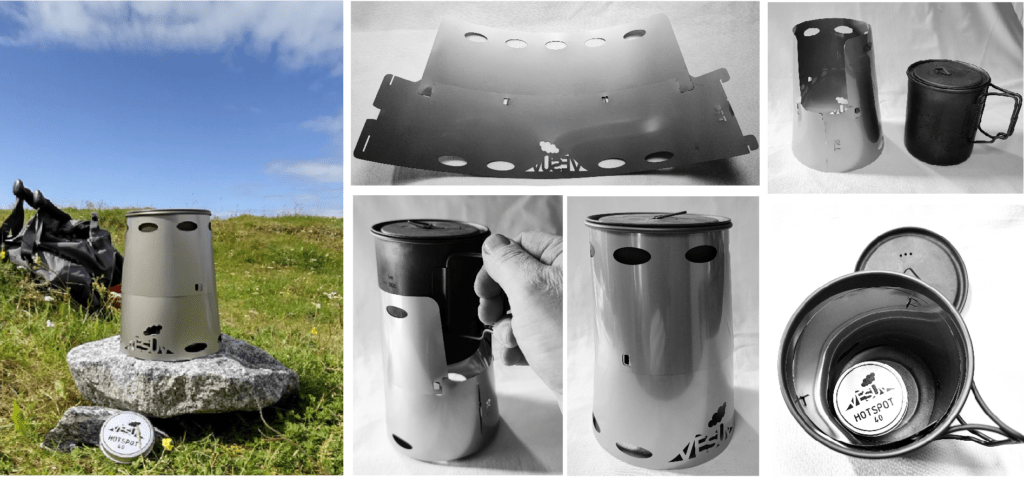 Vesuv Outdoor Titanium Windshields for MSR  Stove