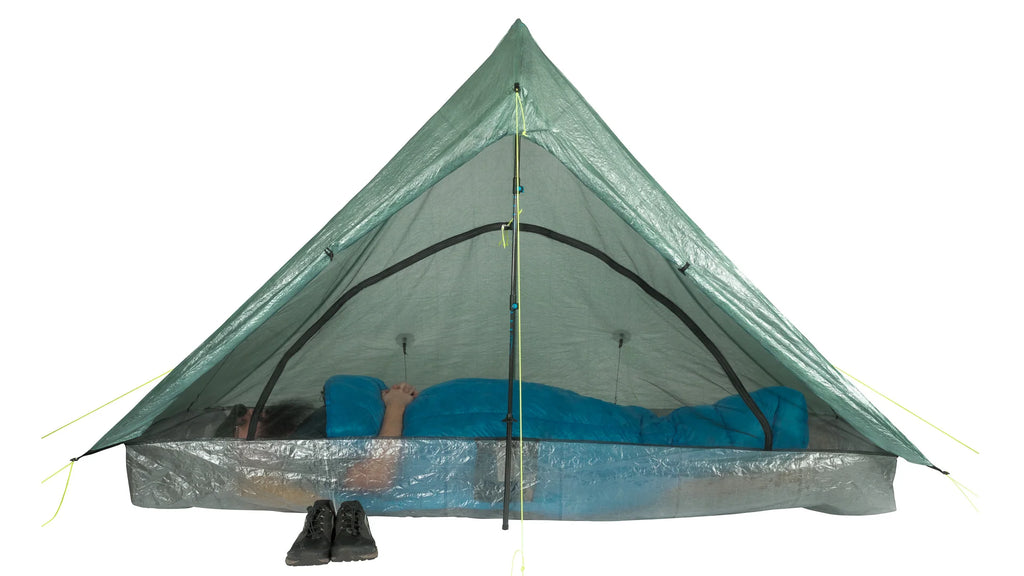 Zpacks Altaplex Classic 1 Person Ultralight Tent with Person Inside