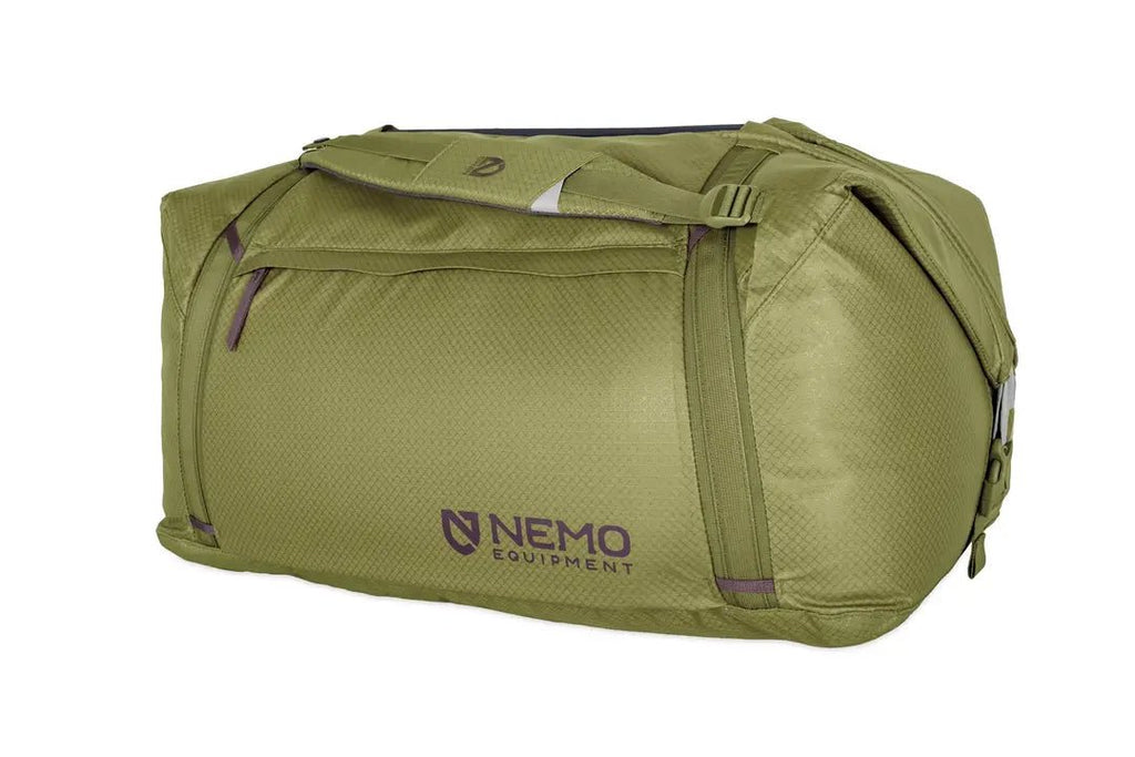 NEMO Double Haul Convertible Duffel Bag 100L and Tote Green