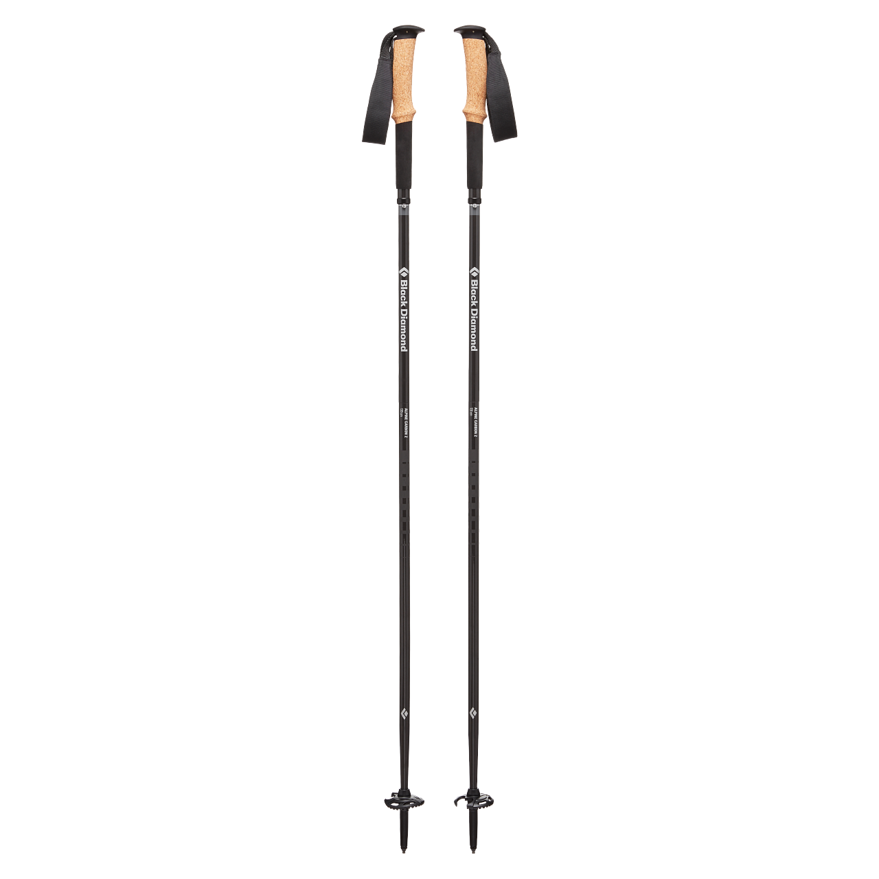 Black Diamond Alpine Carbon Z Trekking Poles Pair Hiking Valley and Peak