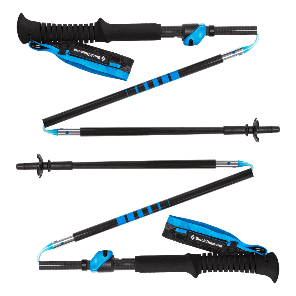 Black Diamond Distance Carbon FLZ Trekking / Running Poles Sections