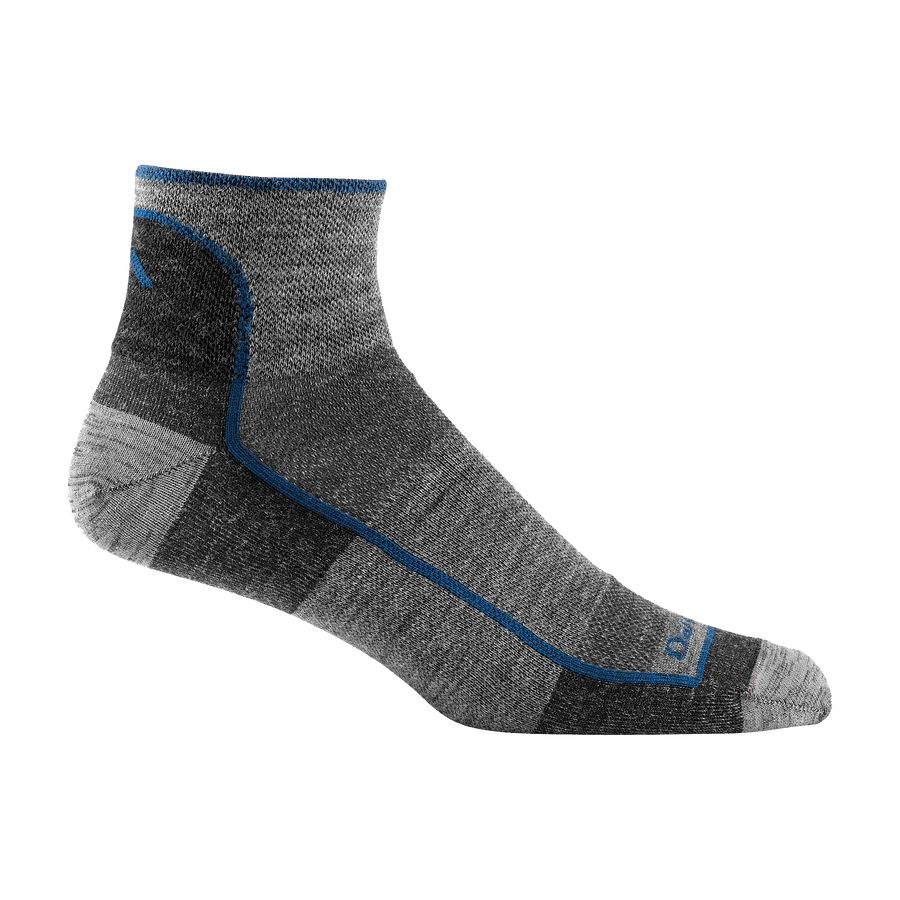 Darn Tough 1715 Quarter Lightweight Athletic Socks Grey