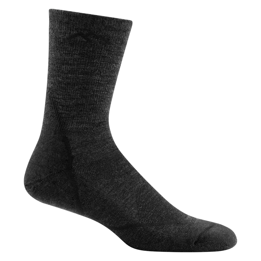 Darn Tough Light Hiker Micro Crew Lightweight with Cushion Socks Black