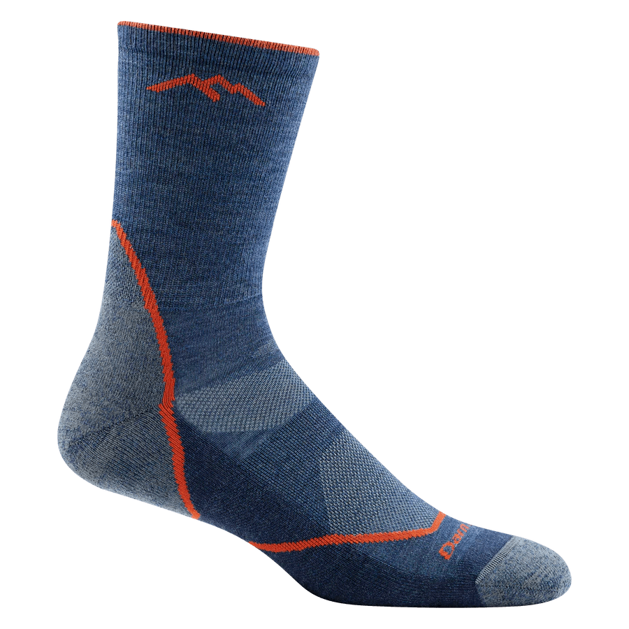 Darn Tough Light Hiker Micro Crew Lightweight with Cushion Socks Blue