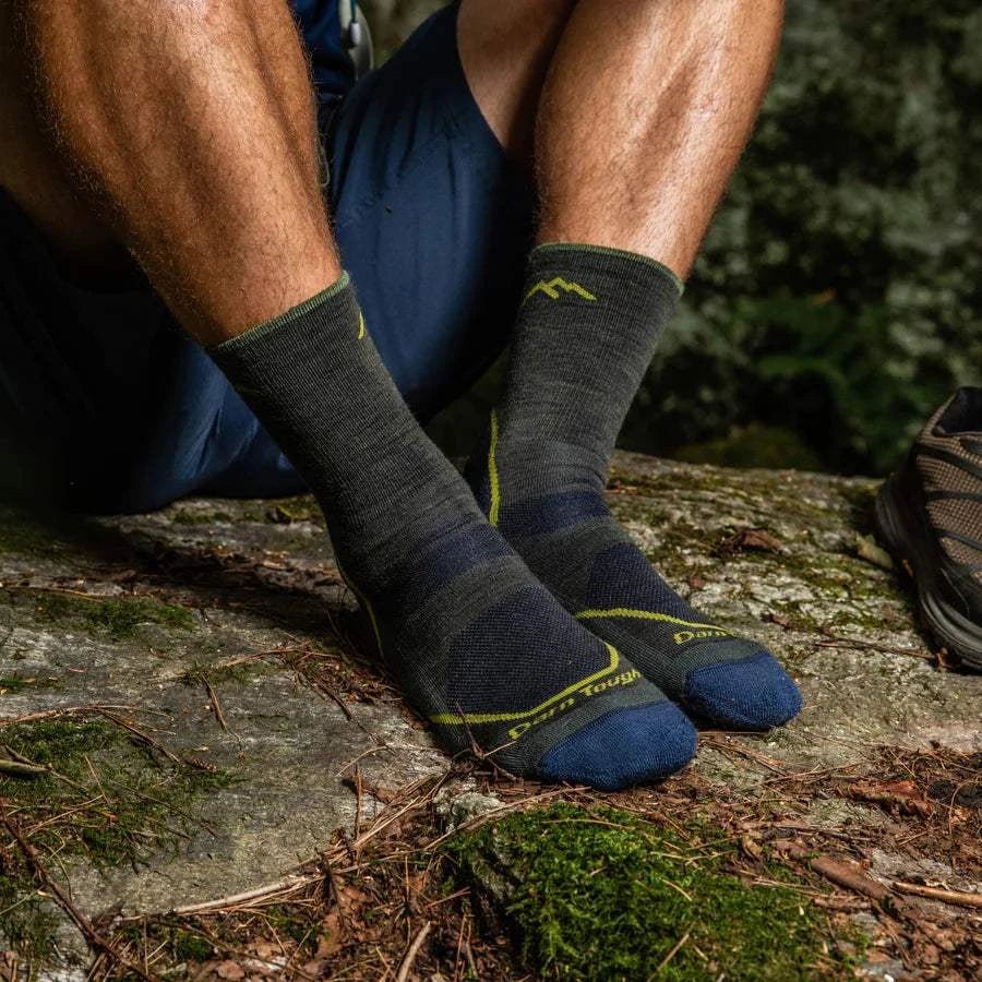 Darn Tough Light Hiker Micro Crew Lightweight Socks Trekking Hike Valley and Peak