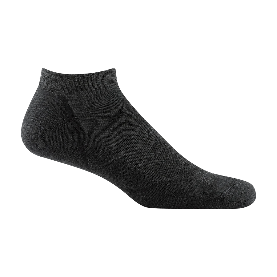 Darn Tough Light Hiker No Show Lightweight with Cushion Socks Black