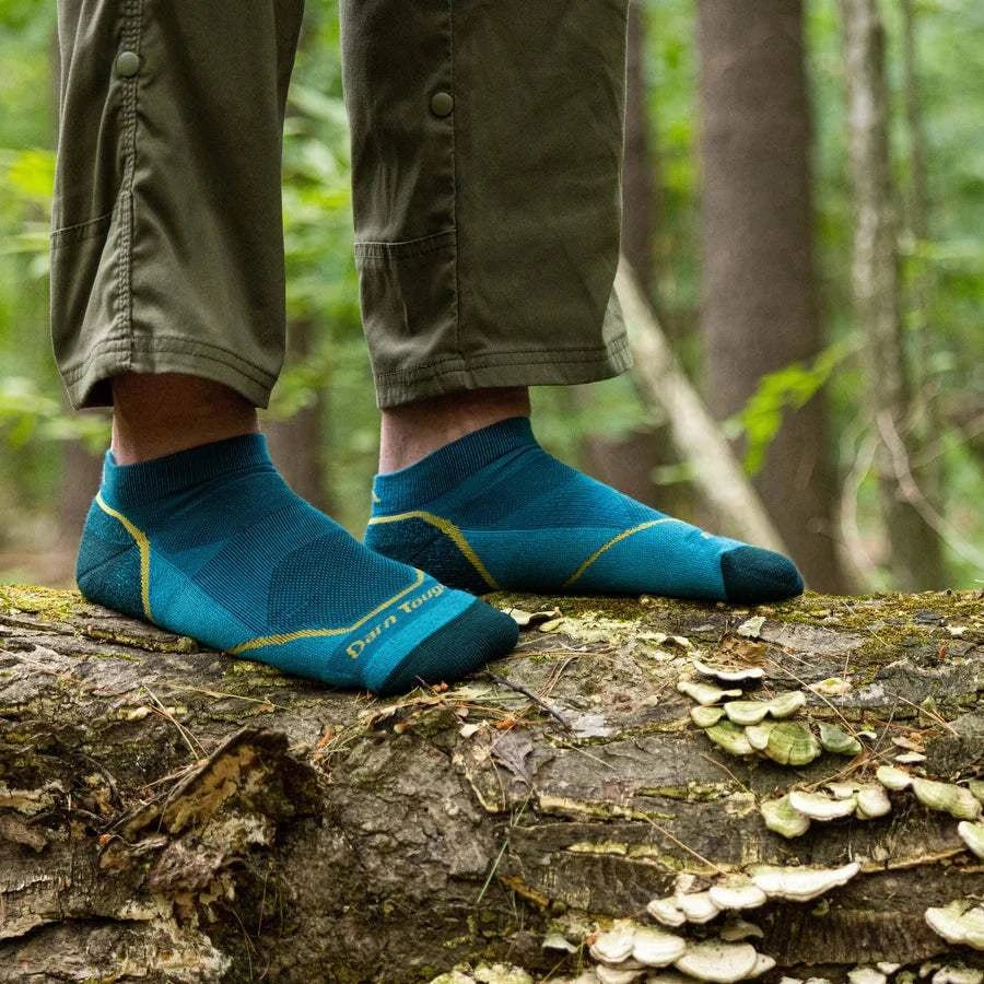 Darn Tough Light Hiker No Show Lightweight with Cushion Socks Woodland
