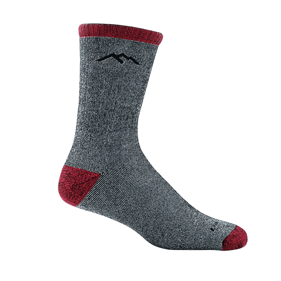 Darn Tough Mountaineering Micro Crew Heavyweight with Full Cushion Socks Grey/Red