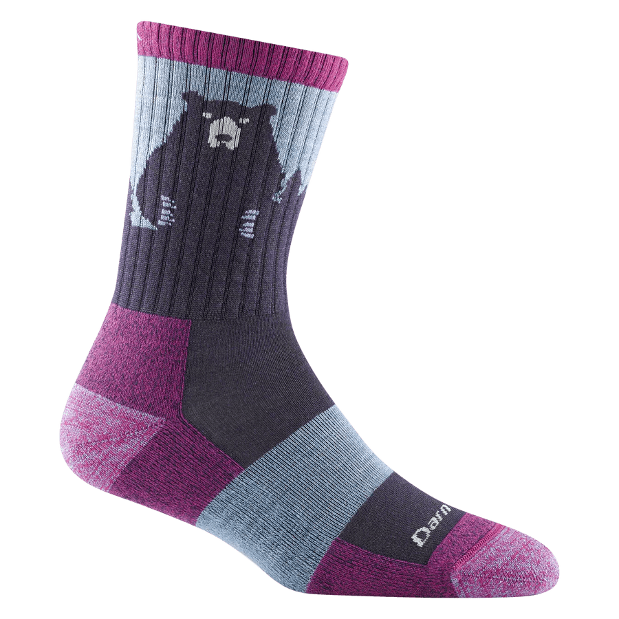 Darn ToughDarn Tough Women's Bear Town Micro Crew Lightweight Hiking Socks