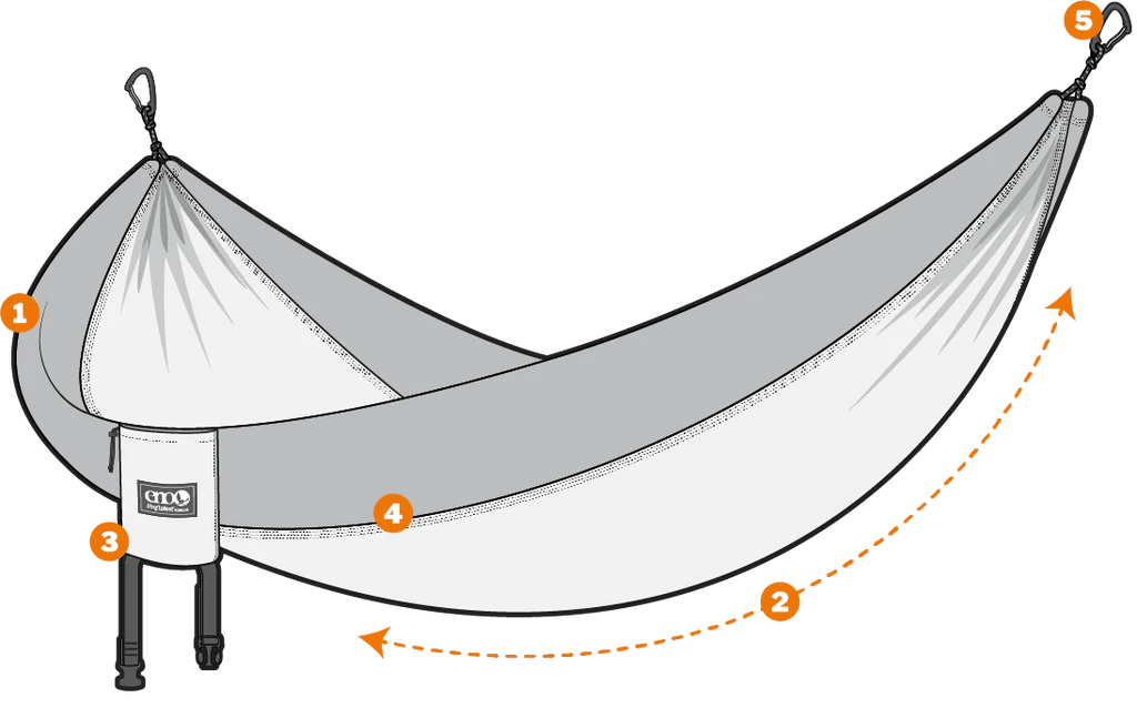 ENOENO SingleNest 1 Person Hammock
