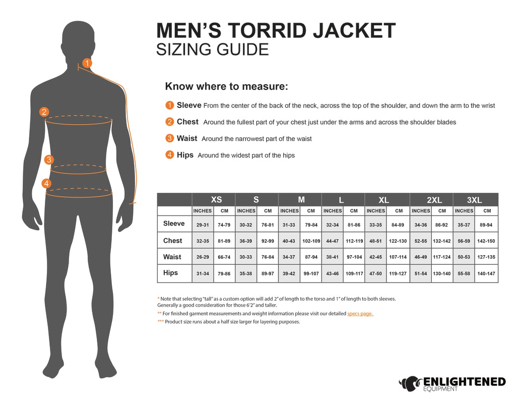 Enlightened EquipmentEnlightened Equipment Men's Torrid Apex Insulated Jacket