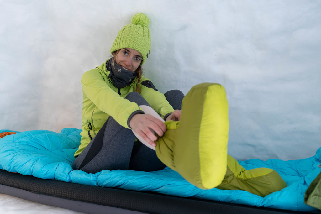 Exped Down Socks Lifestyle 1