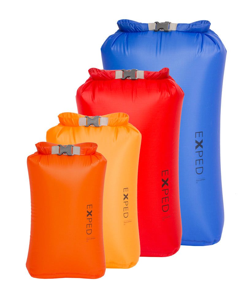 Exped Fold Dry Bag UL 4 Pack (XS-L) Collection