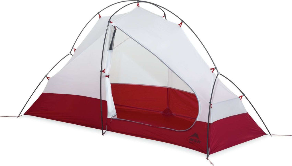 MSR Access 1 Ultralight 4 Season Tent Door Open