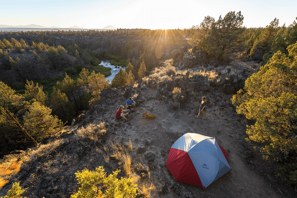 MSR Elixir 2 Backpacking Tent + Footprint Lifestyle 2