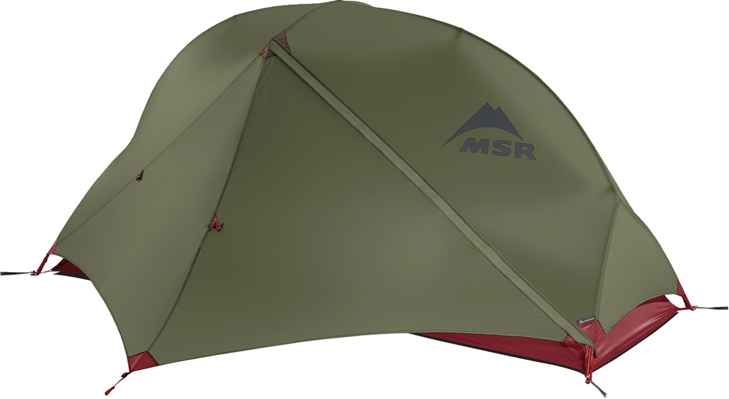 MSR Hubba NX 1 Person Solo Backpacking Tent Green
