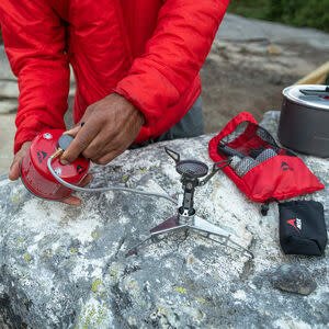 MSR LowDown Remote Stove Adaptor Lifestyle 1