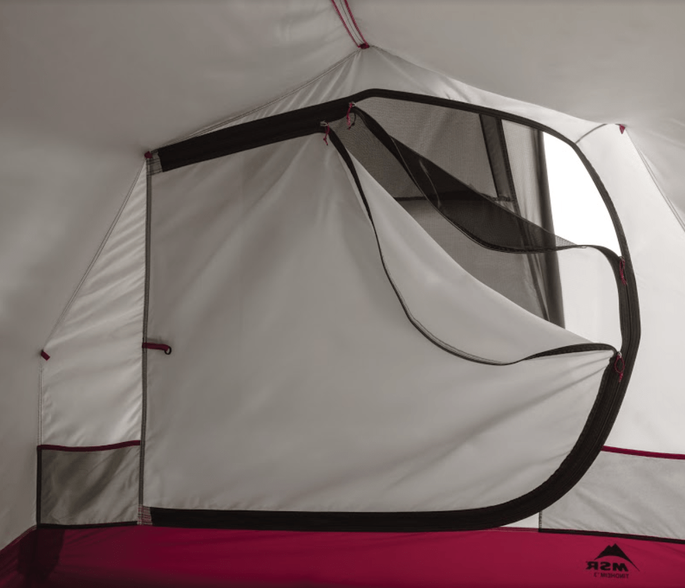MSR Tindheim 2 Backpacking Tunnel Tent + Footprint Inner Door 1