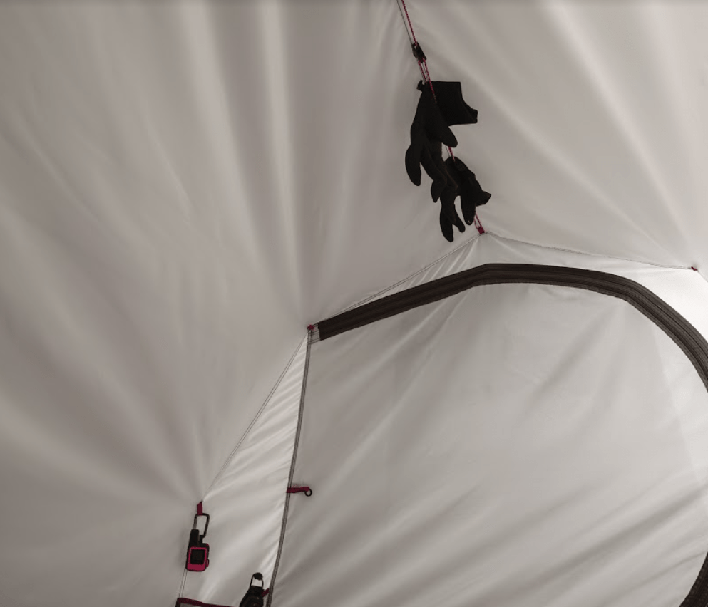 MSR Tindheim 3 Backpacking Tunnel Tent + Footprint Clothesline