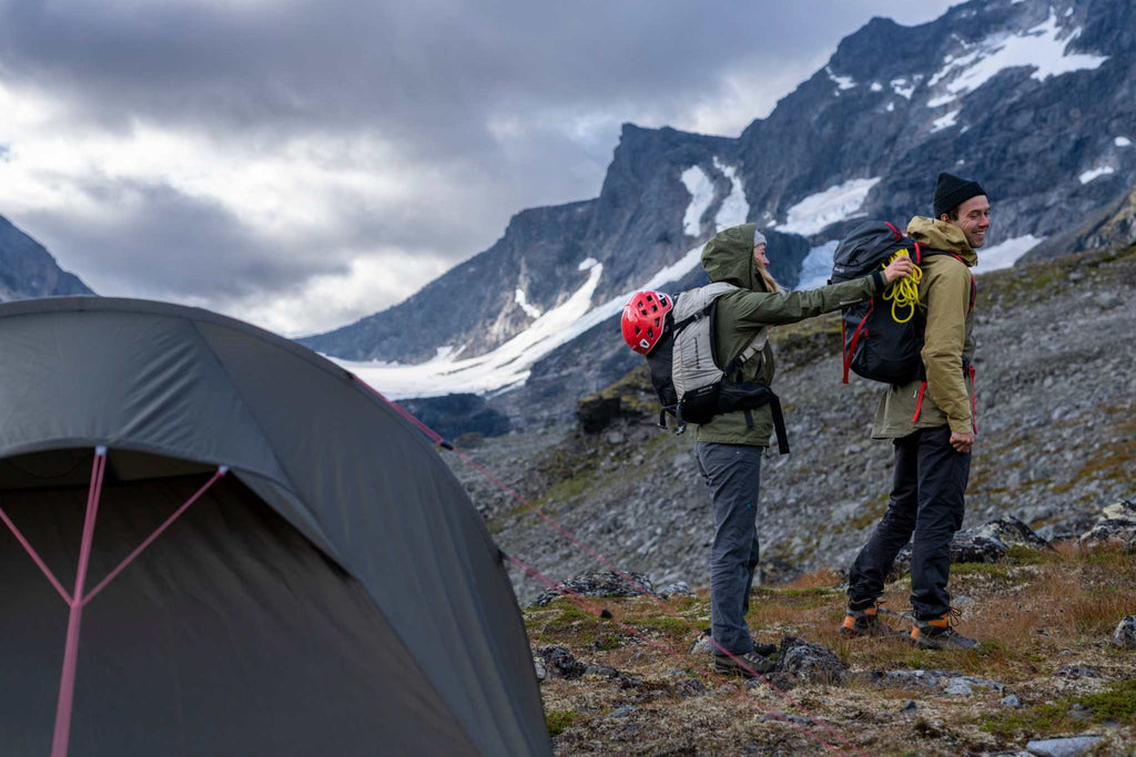 MSR Tindheim 3 Backpacking Tunnel Tent + Footprint Lifestyle 2
