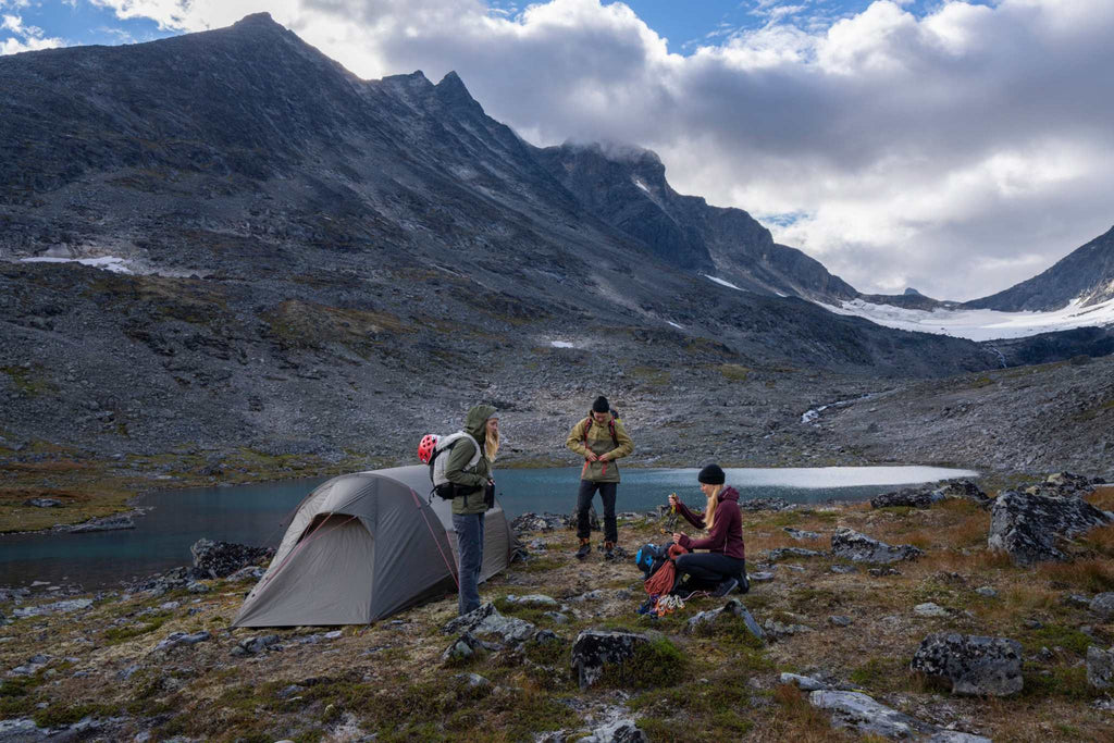 MSR Tindheim 3 Backpacking Tunnel Tent + Footprint Mountain