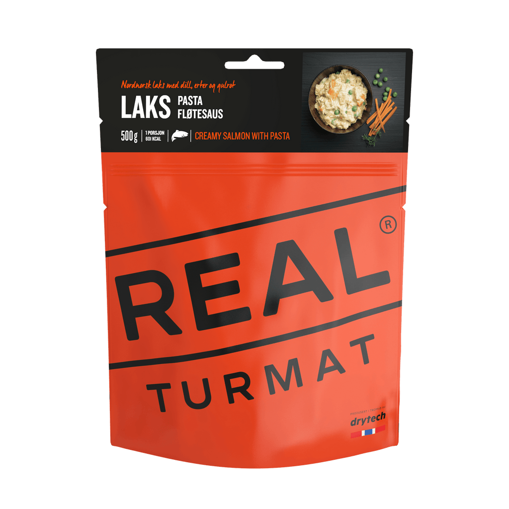 Real Turmat Creamy Salmon with Pasta Front