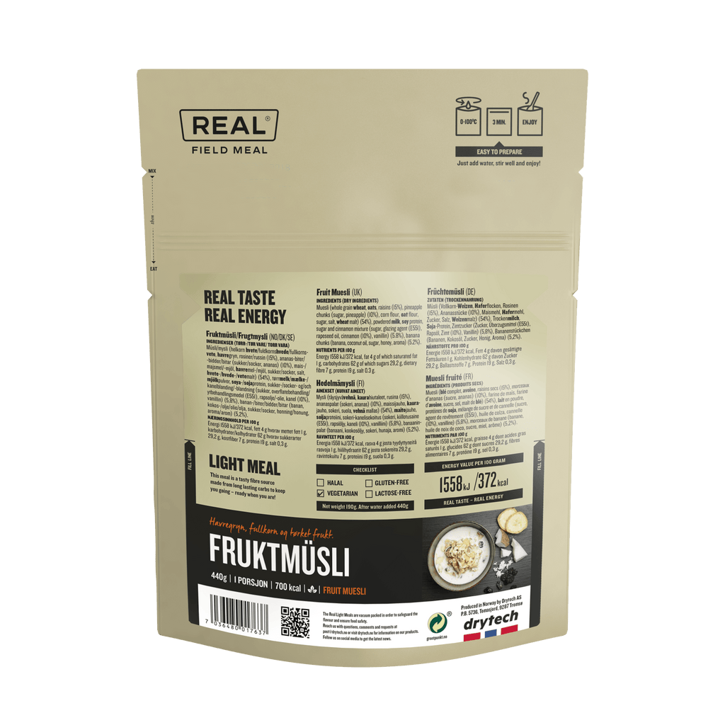 Real TurmatReal Turmat (Field Meal) Fruit Muesli (700kcal)