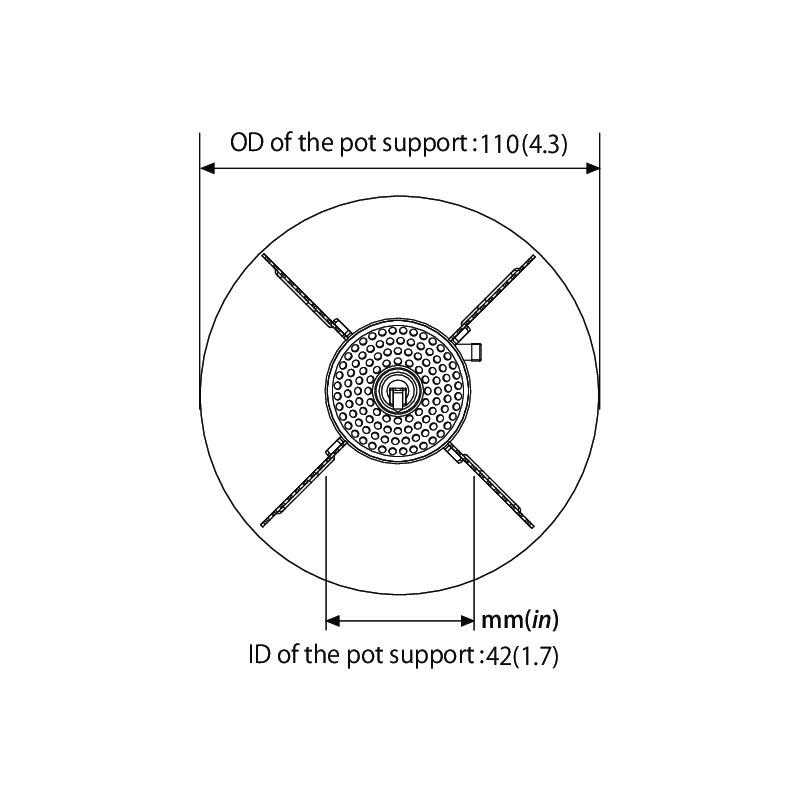 SOTO Amicus with Stealth Igniter Pot Support D