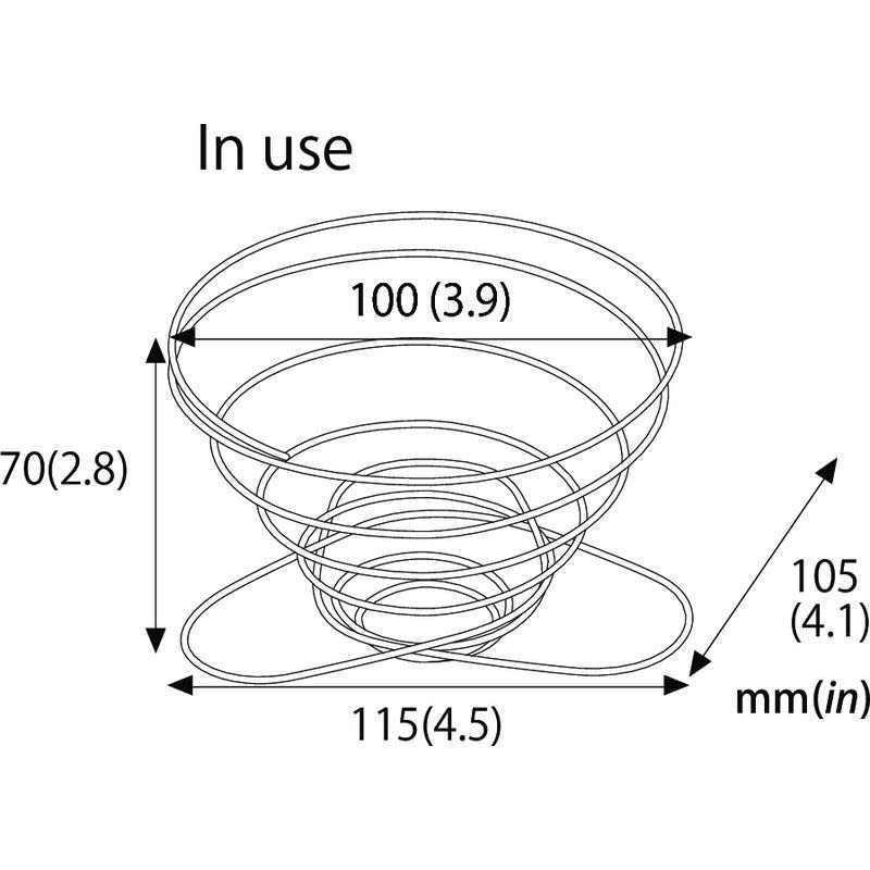 SOTO Helix Coffee Maker Size