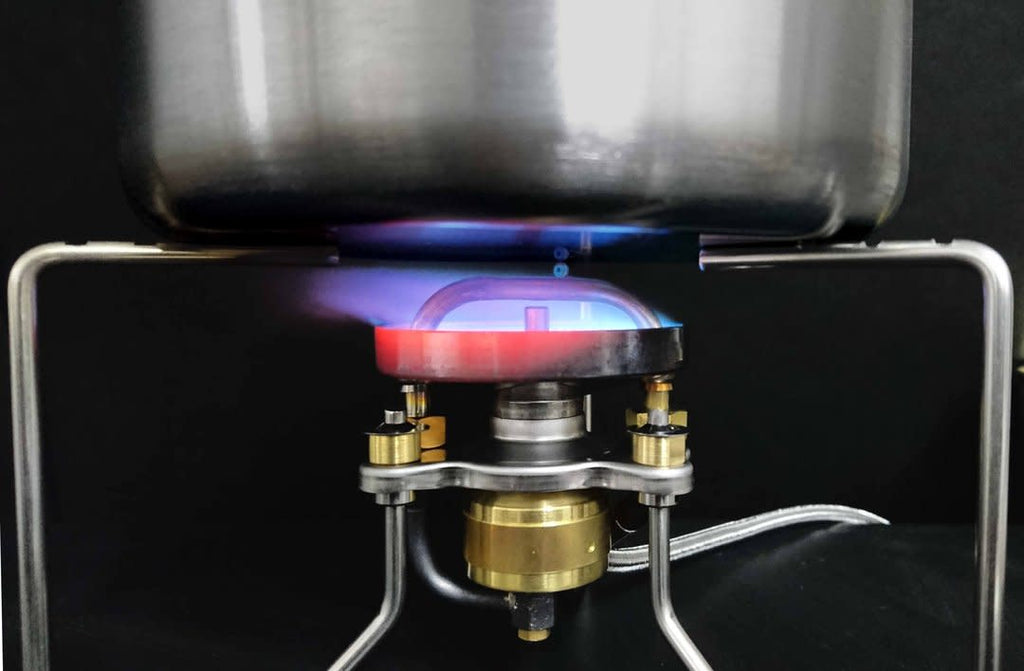 SOTO StormBreaker Dual Fuel Stove Flame