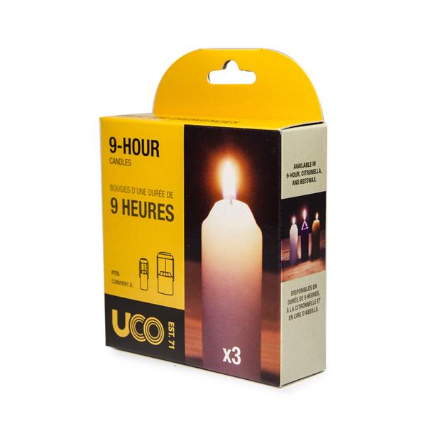 UCO Gear 3 Pack Original 9 Hour Candles Box