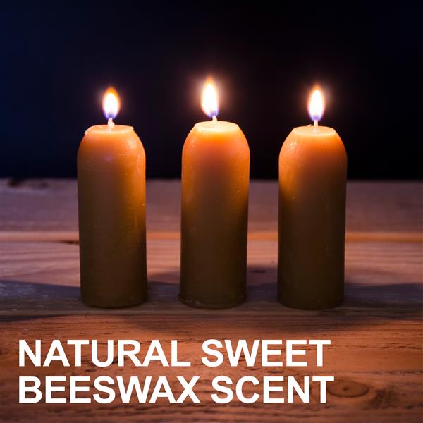 UCO Gear 5 Pack Original 12 Hour Beeswax Candles at night