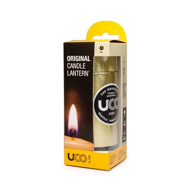 UCO Gear 9 Hour Brass Original Candle Lantern Box