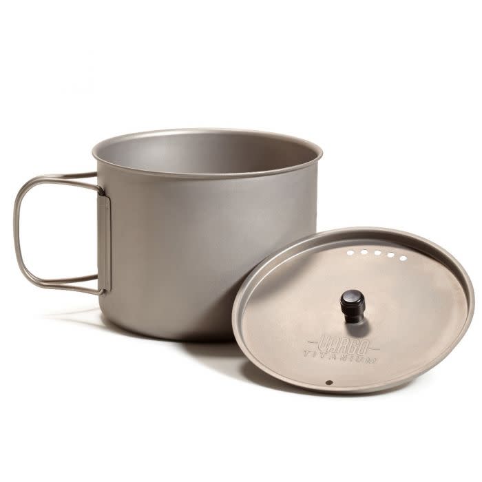 Vargo Titanium Ti-Lite 900 Mug Lid Off